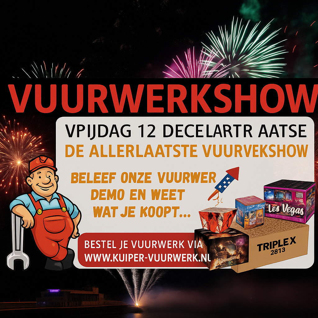vuurwerkshow Koekange