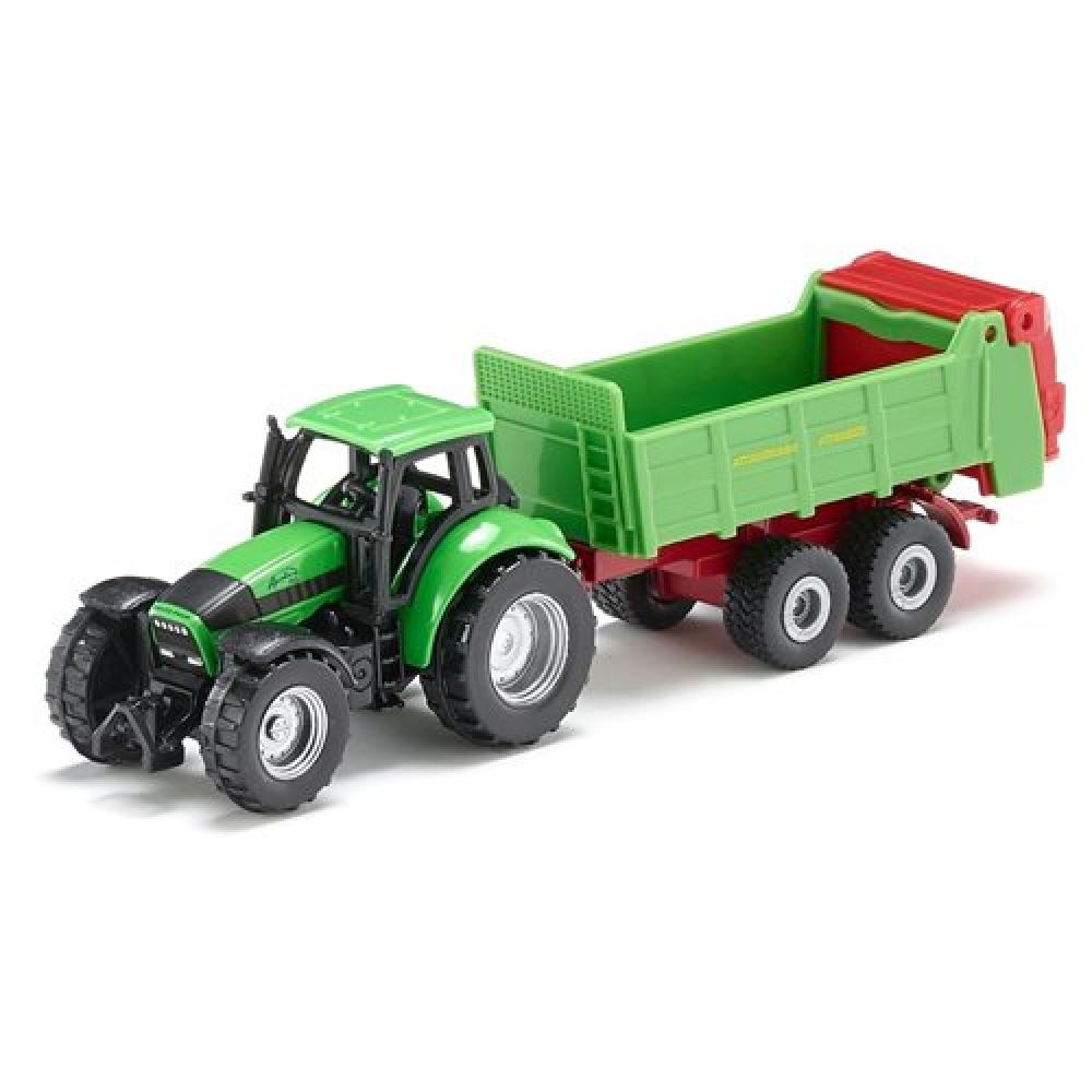 Siku Deutz-fahr agrotron 265 tractor met mestverspreider