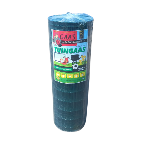 Tuingaas groen 100cm, 2,5mm dik, Maasbr. 50x100mm