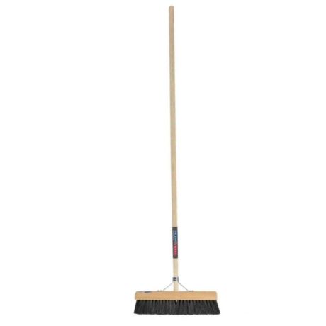 Bezem Zwart 40cm incl. steel