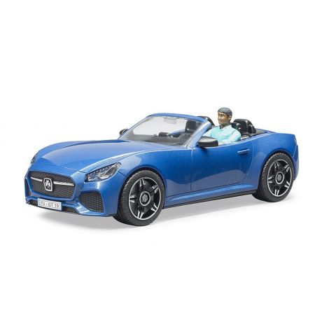 Bruder roadster met bestuurder