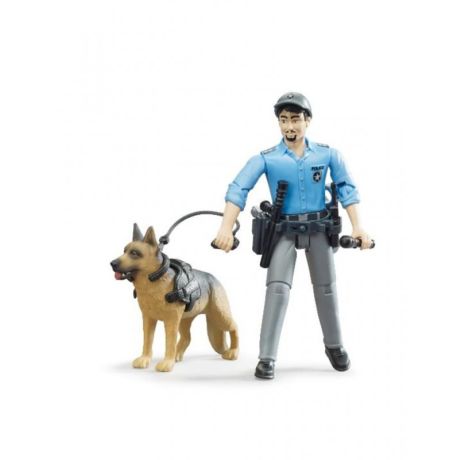 Bruder agent met politiehond