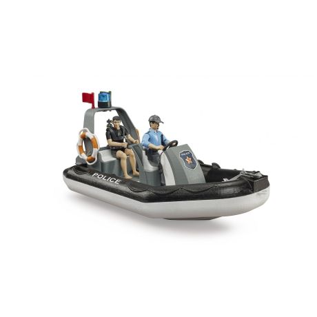 Bruder BWorld politieboot met speelfiguren en accessoires