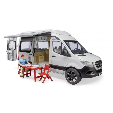 Bruder Mercedes Benz sprinter camper met chauffeur