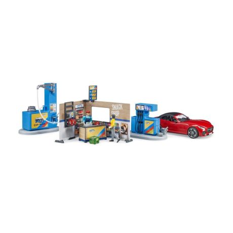 Bruder tankstation met wasplaats