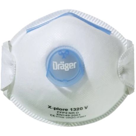 Dräger X-plore 1320 FFP2 V masker - 10 stuks