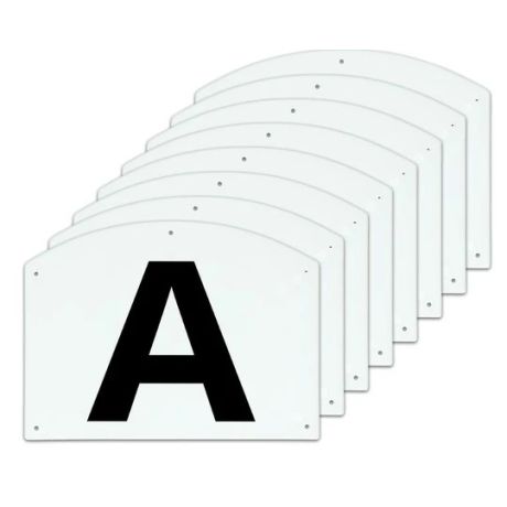 Dressage manegeletters ABCEFHKM - 30x20cm