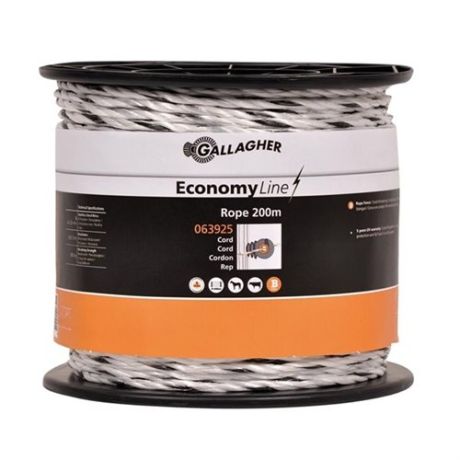 Gallagher EconomyLine cord wit 200m | Kuiper Koekange
