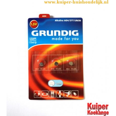 Grundig batterijen AG4 | Kuiper Koekange