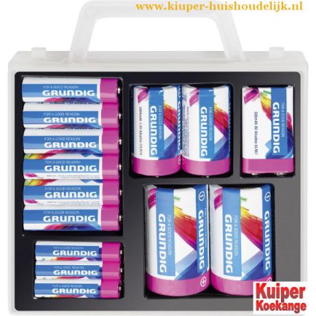 Grundig Batterijen set 23 stuks | Kuiper Koekange