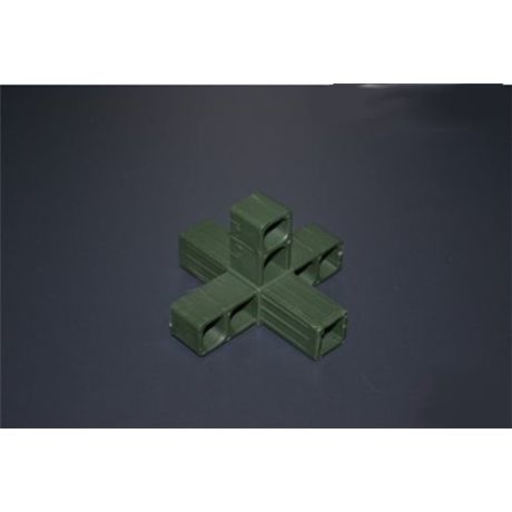 Hoekstuk 5-poot 20mm groen | Kuiper Koekange