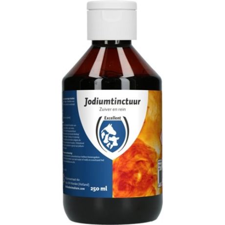 Jodiumtinctuur 1% PVP / 70% alcohol - 250ml | Kuiper Koekange