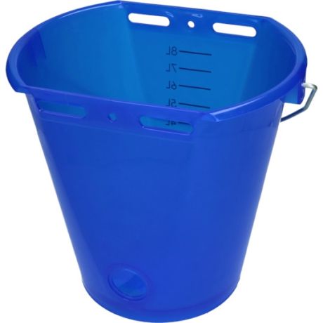 Kalveremmer transparant blauw - 8L