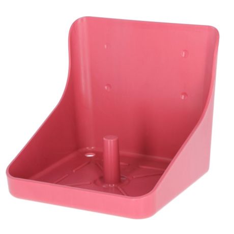 Liksteenhouder kunststof robu 10kg - roze