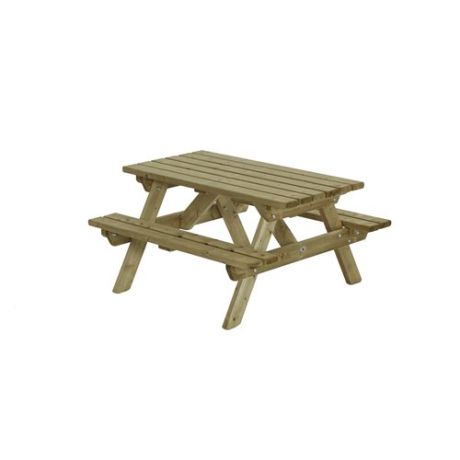 Kinderpicknicktafel vierkant 35mm geïmpregneerd - 120cm