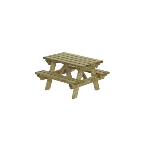 Kinderpicknicktafel vierkant 35mm geïmpregneerd - 90cm
