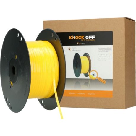 Knock off vliegenlint vervangingsrol geel - 400m