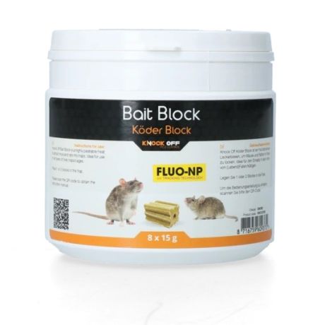 Knock Off lokmiddel blok muis en rat - 8x15gr