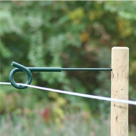 Krulstaart afstandisolator groen - 40cm, 8mm | Kuiper Koekange