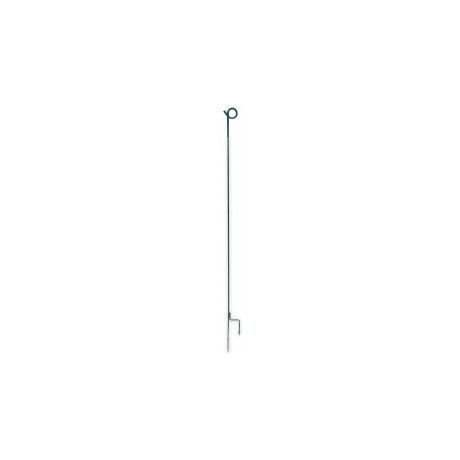 Krulstaartpaal veerstaal groen 105cm - 8mm | Kuiper Koekange