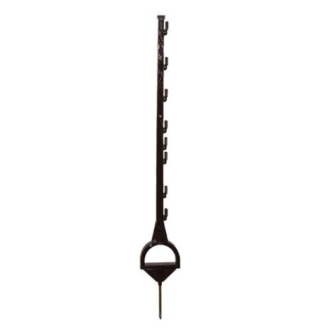 Koltec stijgbeugelpaal zwart - 120cm hoog
