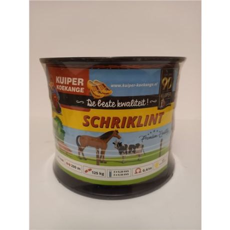 Kuiper turbo schriklint bruin versterkt 20mm - 200m