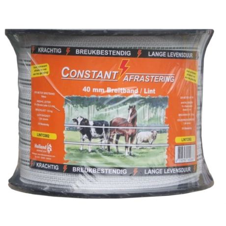 Lint excellent constant 40mm wit/groen - 200m