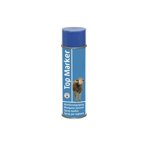 Merkspray uitwasbaar schaap blauw