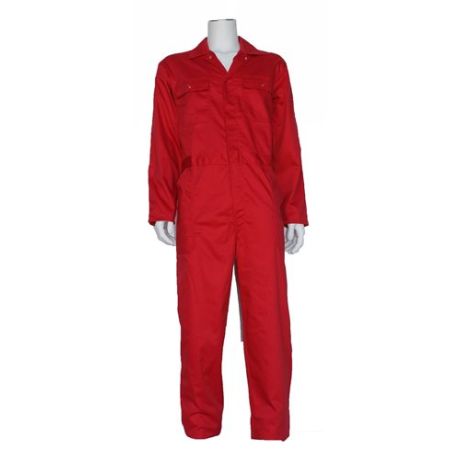 Bestex overall rood polyester / katoen | Kuiper Koekange