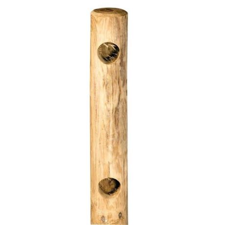 Rond door rond eindpaal 225cm x 14cm | Kuiper Koekange