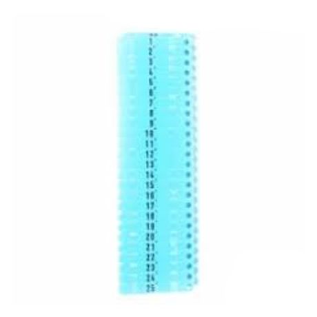 Rototag oornummers bedrukt blauw - 50 stuks | Kuiper Koekange