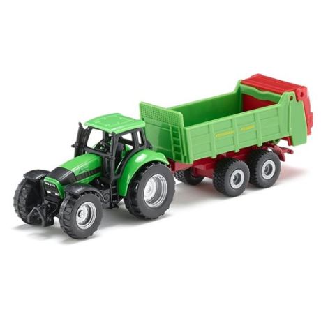 Siku Deutz-fahr agrotron 265 tractor met mestverspreider