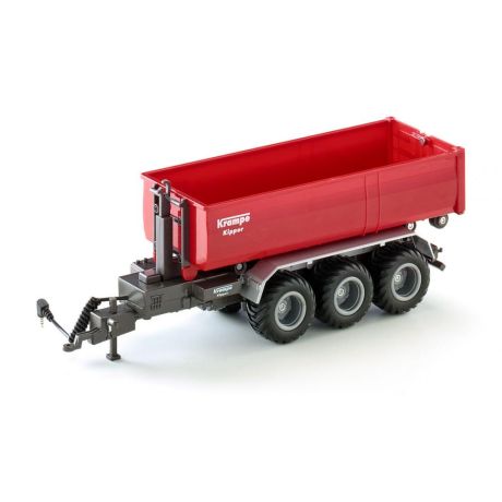 Siku Krampe 3-assige haaklift chassis met afrolcontainer 1:32