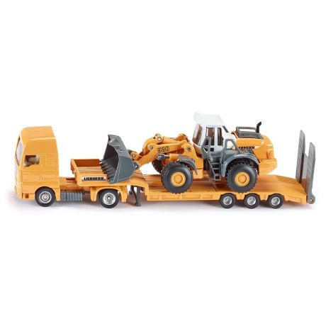 Siku Liebherr dieplader met R580 vier wiellader