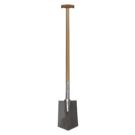 Spade Gepolijst met T-steel