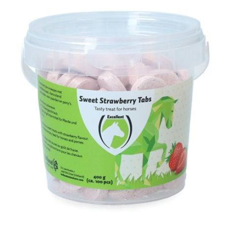 Sweet tabs aardbei - 100 stuks