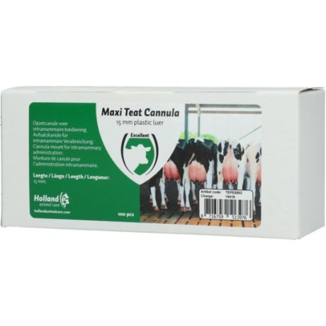 Maxi teat cannula 15mm - 100 stuks