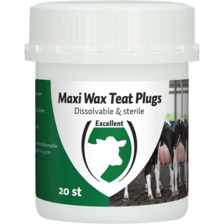 Maxi wax teat plugs - 20 stuks