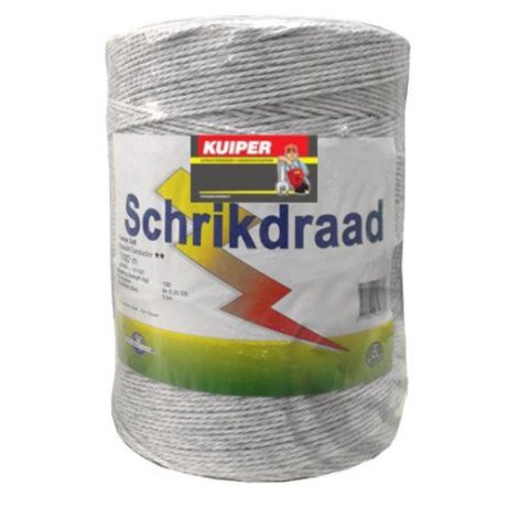 Schriktouw wit 3mm - 200m | Kuiper Koekange