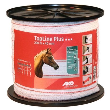 TipTop schriklint wit extra zwaar 40mm - 200m | Kuiper Koekange