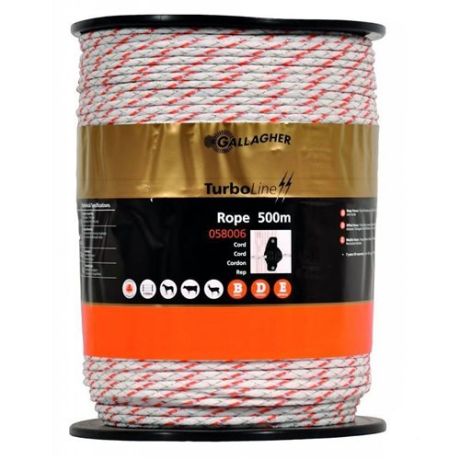 Gallagher TurboLine cord wit 500m | Kuiper Koekange