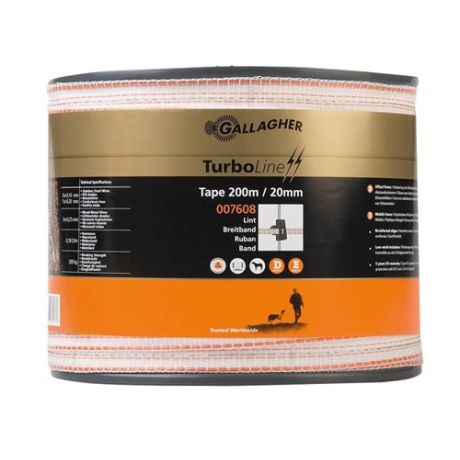 Gallagher TurboLine lint wit | Kuiper Koekange