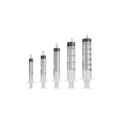 Wegwerpspuit 3-delig luer slip - 3ml