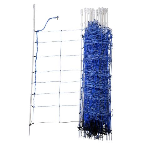 Wolvennet 120cm hoog - 50m lang - enkele poot