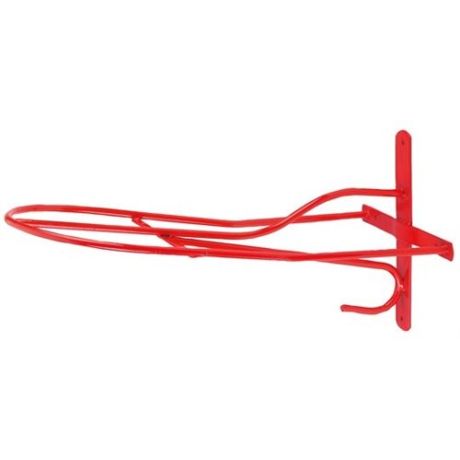 Zadelhouder 54cm metaal rood