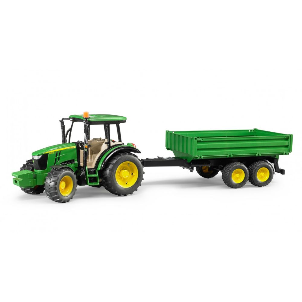 Bruder John Deere 5115 M met kipper 