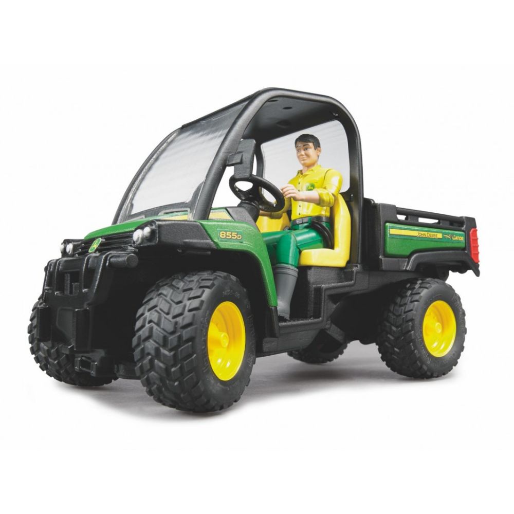 Bruder John Deere gator met chauffeur 