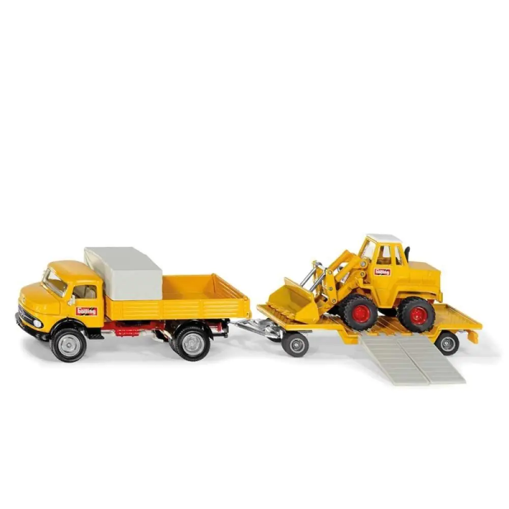 Siku Mercedes-Benz 710 en Kramer 411 Wiellader Bölling (1:50