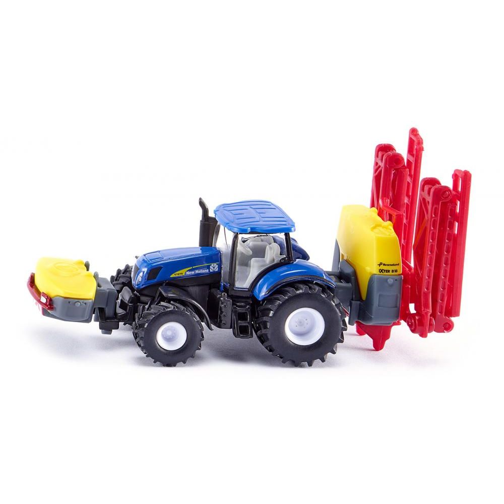 Siku New Holland tractor met Kverneland gewasbescherming combi 1:87