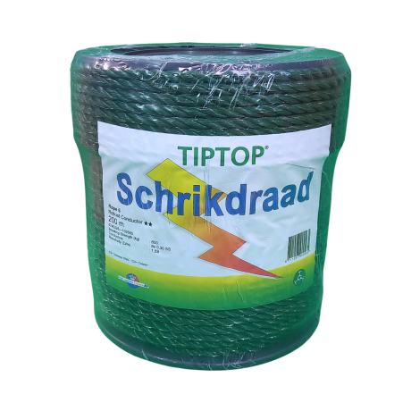 TipTop schrikdraad groen 200meter 6mm